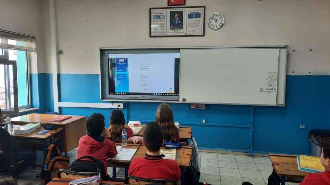 MEBİ Bireysel Öğrenme Platformu’nun öğrencilerimize tanıtımı yapıldı.
